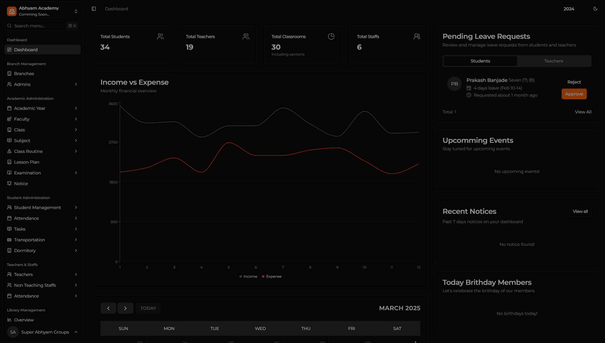 School Management System